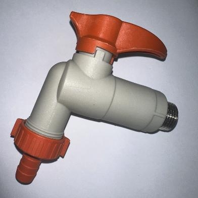 Кран поливочный под шланг 20х1/2"  Formul (Турция) серый