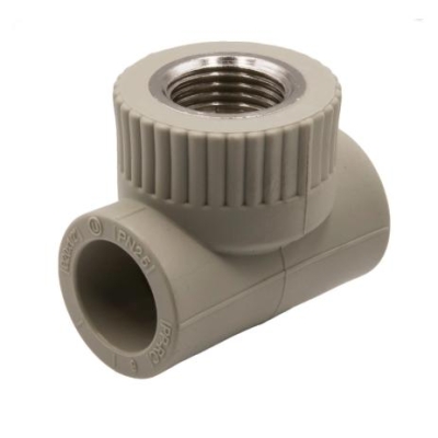 Тройник 20x1/2" в.р. Formul (Турция) серый