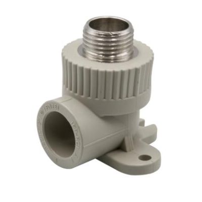 Угол 20x1/2" нар.р. с креплением Formul (Турция) серый