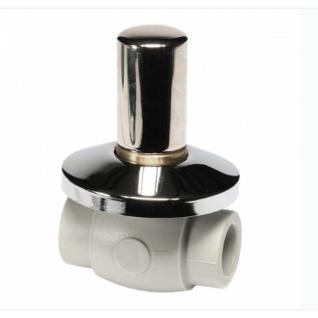 Шаровый кран 20 хромированный  Низкий  Formul (Турция) серый