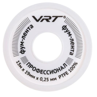 Лента Фум VRT? для воды (19мм*0,25мм*15м)